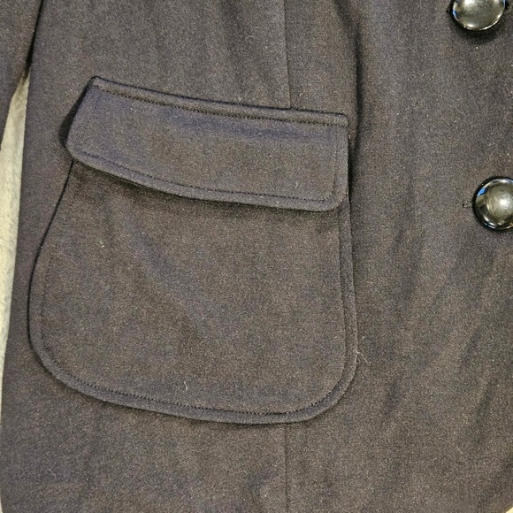 Cato Woman Black Knit Blazer Jacket Shawl Collar 3/4 Sleeve Plus Size 14/16W - Picture 4 of 9